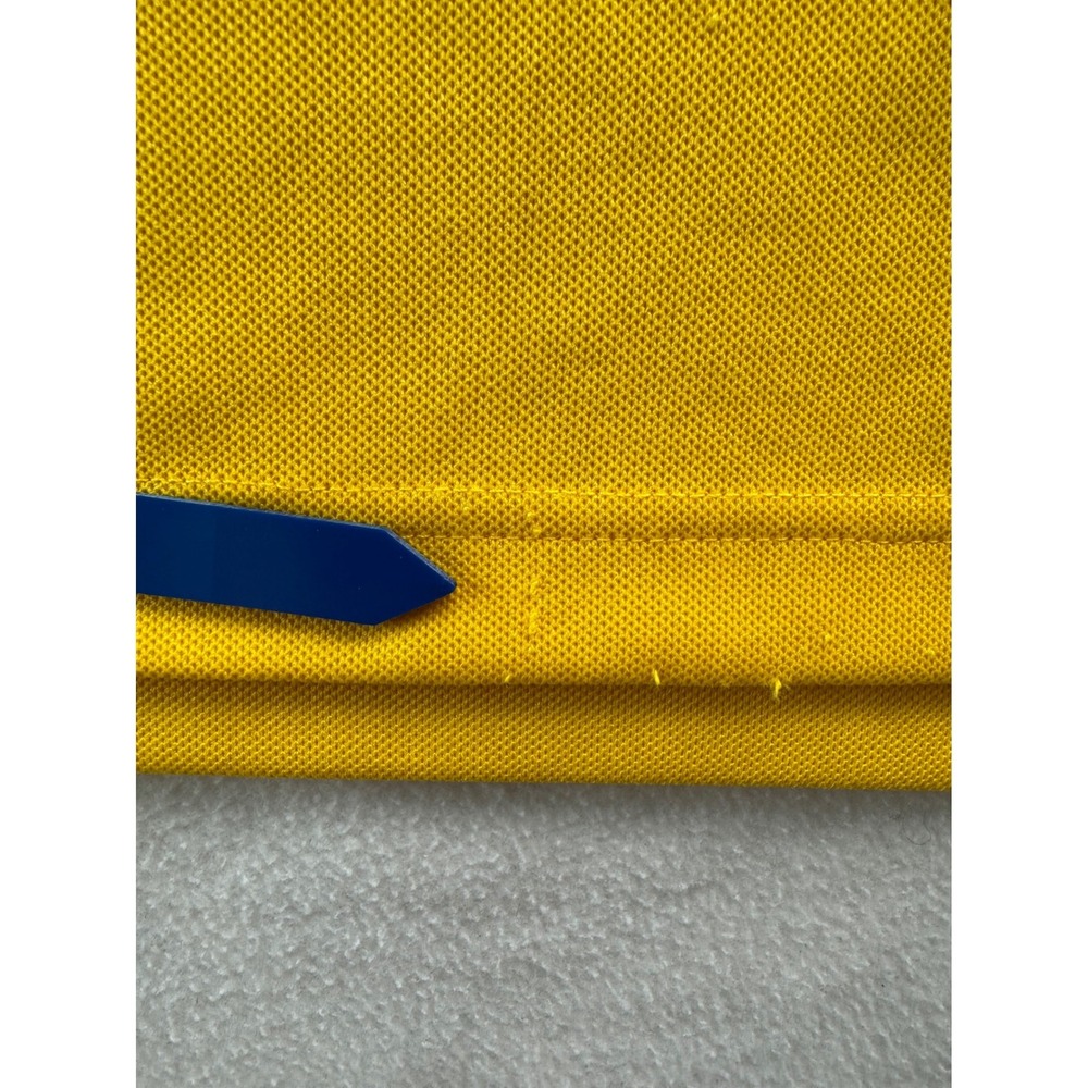 Loudmouth‎ Golf Polo Shirt Mens Yellow Short Sleeve Embroidered Logo Size L - Picture 16 of 16